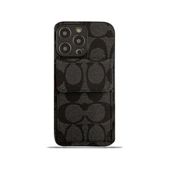 Classic iPhone Case With Wallet Black-HP240513
