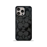 Classic iPhone Case With Card Holder And Strap Light Black -SJ240513