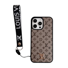Luxury Brown Hand Chain iPhone Case