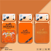 H Luxury Orange Series iPhone Case