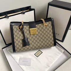Premium Classic Chain-Handle Tote Bag