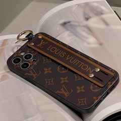 Luxury Brown Wristband iPhone Case