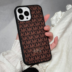 Luxury iPhone Case Brown-MKK240603