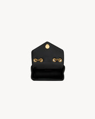 L-Y Leather Mini Chain Adjustable Handbag Wallet
