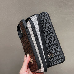Luxury iPhone Case Brown-MKK240603