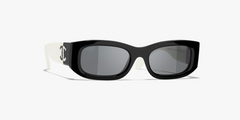 Fashion Rectangle Acetate Sunglasses