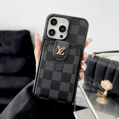 Luxury Black & White Card Bag iPhone Case