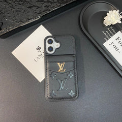Luxury Card Bag Classic Color iPhone Case