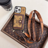Luxury Card Bag Crossboday iPhone Case