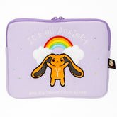 Anxiety Rabbit Plush Zip Tablet Sleeve