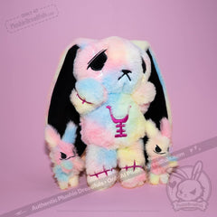 Anxiety Rabbit Tie Dye Limited Edition - Plush Stuffed Animal