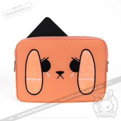 Anxiety Rabbit Zip Tablet Laptop Sleeve