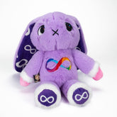Autism Spectrum Rabbit Purple Edition - Plush Rabbit Stuffed Animal