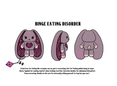 Binge Eating Disorder (BED) - Plush Stuffed Animal