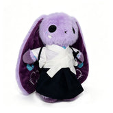 Classic Black & White Hakama Plush Outfit
