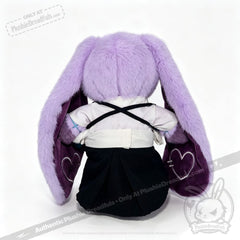Classic Black & White Hakama Plush Outfit