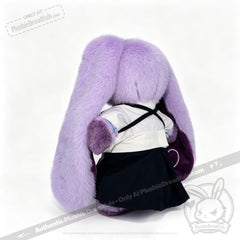 Classic Black & White Hakama Plush Outfit