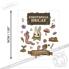 Compost Your Enemies Sticker Sheet