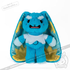 Crashing Out Cowbun Rabbit - Plush Stuffed Animal