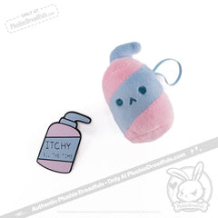 Eczema Lotion Buddy Enamel Pin