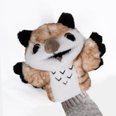 Existential Horror Owl Puppet - Plush Stuffed Animal