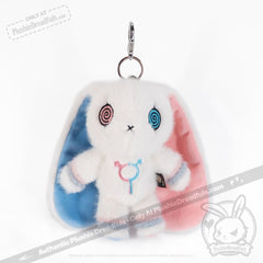 Gender Dysphoria Rabbit Plush Keychain Accessory