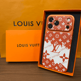 Illustration-Style Monogram Leather iPhone Case