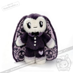 Masking Rabbit Goth Edition - Plush Rabbit Stuffed Animal