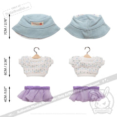 Mini Plush Outfit - Bucket Hat Lilac Revenge