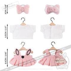 Mini Plush Outfit - Bunny Dress