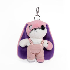 Mini Plush Outfit - Pink Farmeralls