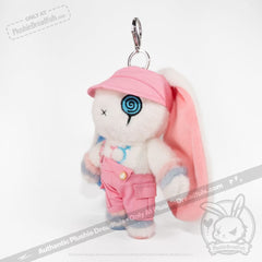 Mini Plush Outfit - Pink off the Shoulder Overalls