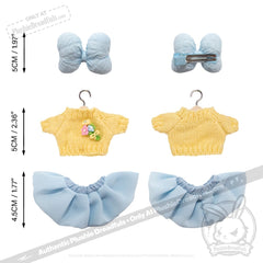 Mini Plush Outfit - Summer Nights Flower Sweater Ensemble