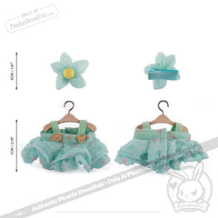 Mini Plush Outfit - Teddy Bear Picnic Dress