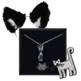 Silver Cat Set