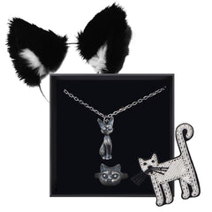 Silver Cat Set