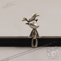 Silver Reindeer Necklace