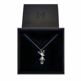 Silver Reindeer Necklace