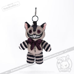 Victorian McGee's Cheshire Cat Plush Keychain Accessory