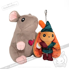 Victorian McGee's Fairytales - Pied Piper and Rat Plush Stuffed Animal