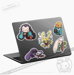 Vinyl Sticker Pack Vol. 3 - Buns At Work