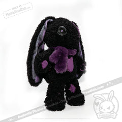 Violet Neon Love Rabbit - Plush Stuffed Animal