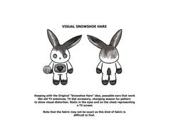Visual Snowshoe Hare - Plush Stuffed Animal