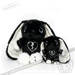 Void Depression Rabbit Plush Keychain