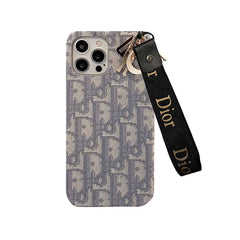 Fashion iPhone Case With Strap Black-GS240315