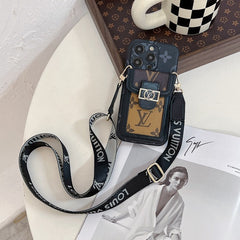 Luxury Card Holder Crossbody iPhone Case