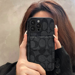 Classic iPhone Case With Wallet Black-HP240513