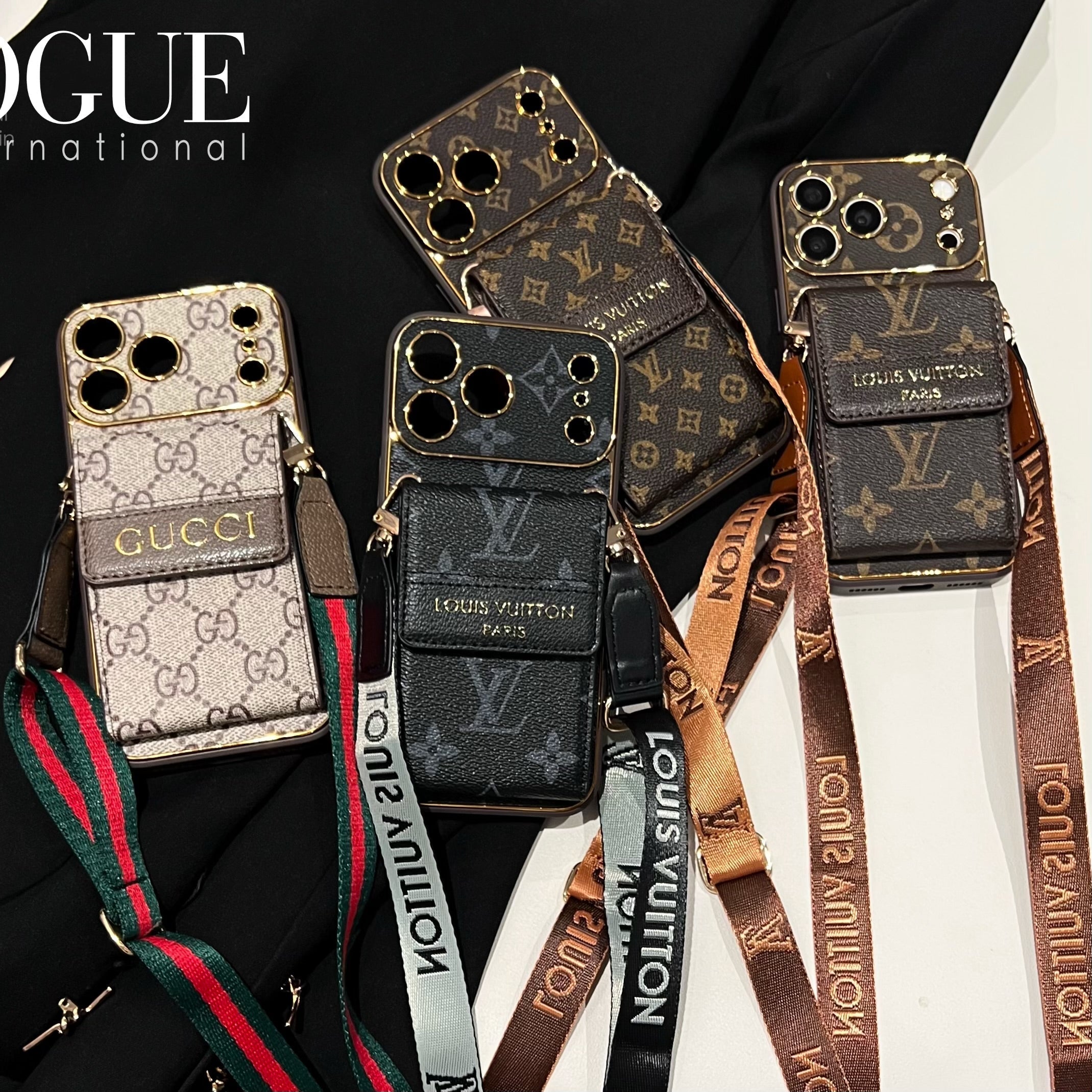 New Classic Luxury Card Holder Phone Case  012