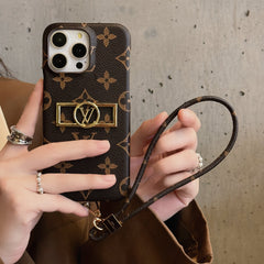 Luxury Card Holder Chain iPhone Case