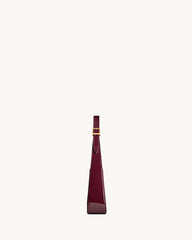 Saint Laurent Le 5 à 7 Patent Leather Hobo – Burgundy Elegance